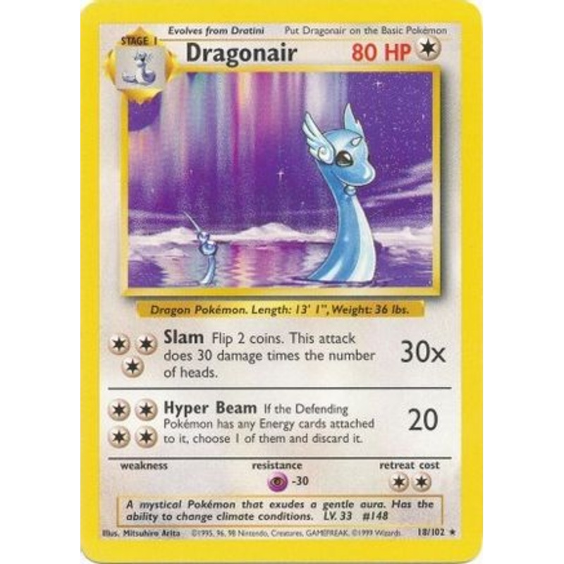Dragonair 018/102  Base Set - Rare