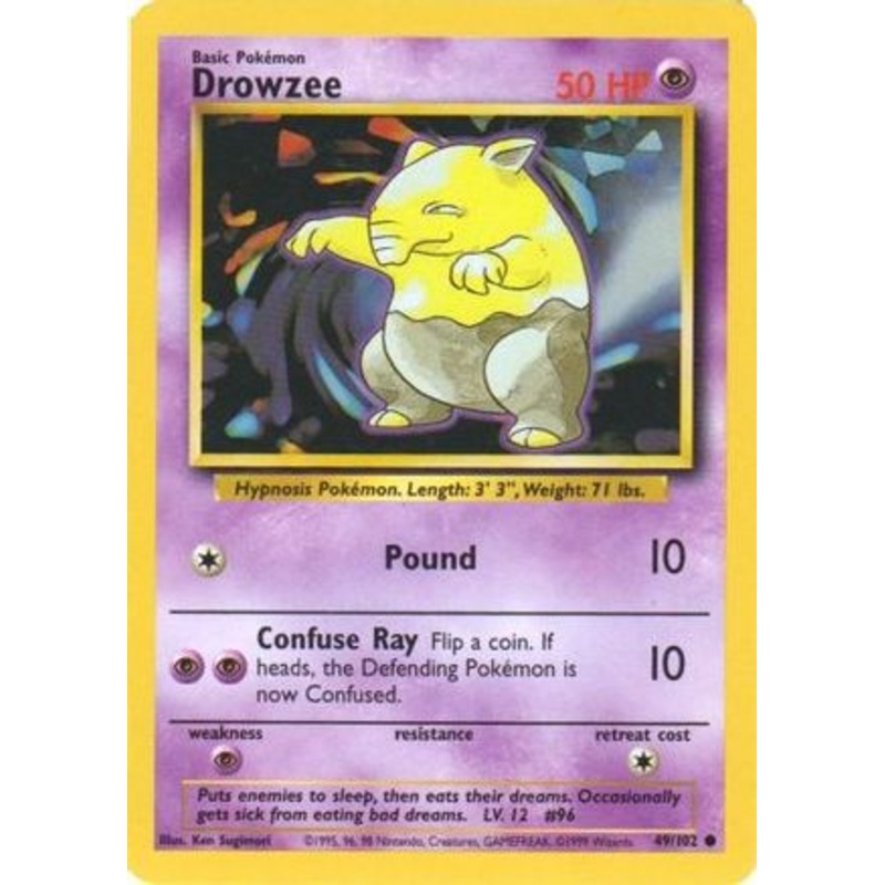 Drowzee 049/102  Base Set - Common