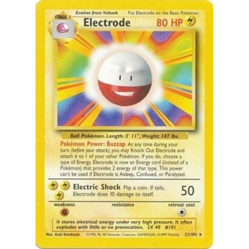 Electrode 021/102  Base Set - Rare