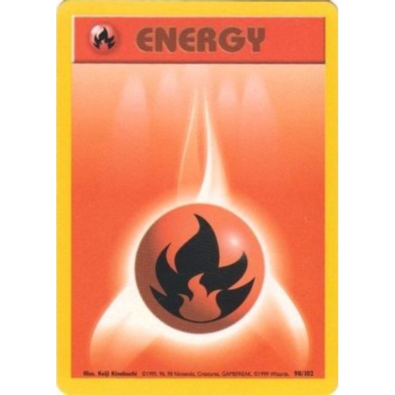 Fire Energy 098/102  Base Set - Common