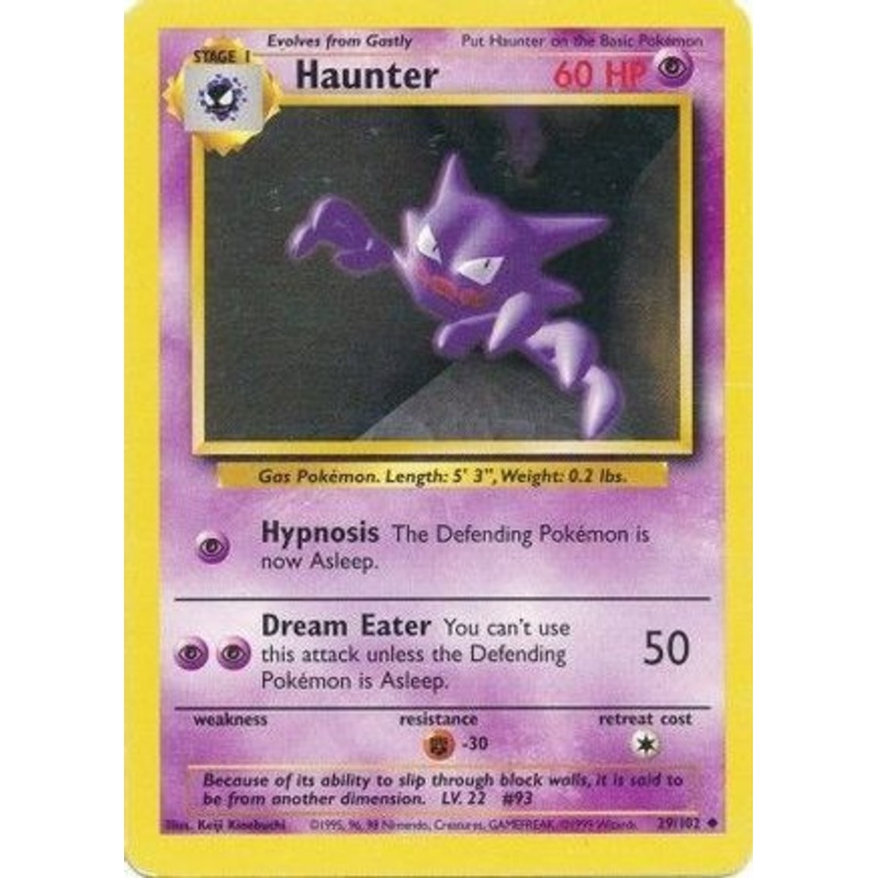 Haunter 029/102  Base Set - Uncommon