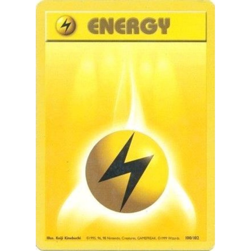 Lightning Energy 100/102  Base Set - Common