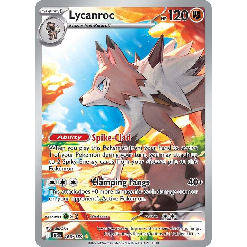 Lycanroc - 166/159 [JTG - 166/159]