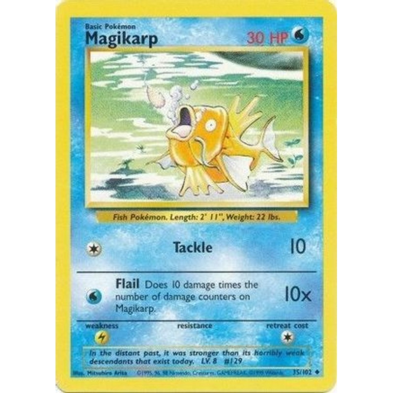 Magikarp 035/102  Base Set - Uncommon