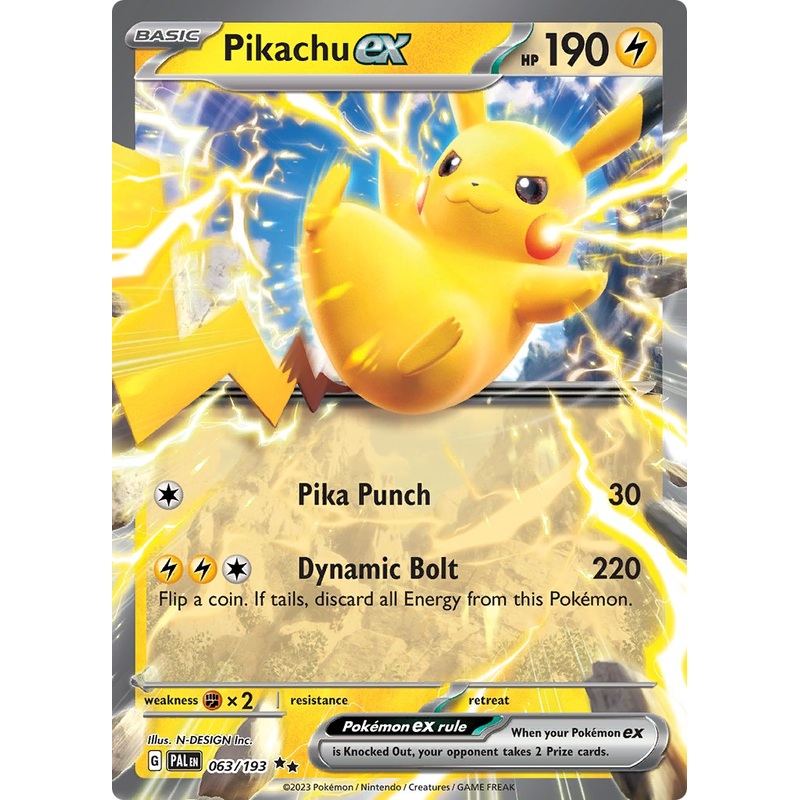Pikachu ex [PAL - 063/193]