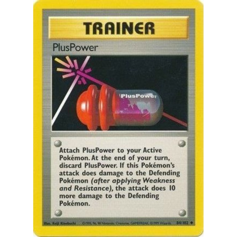 PlusPower 084/102  Base Set - Uncommon