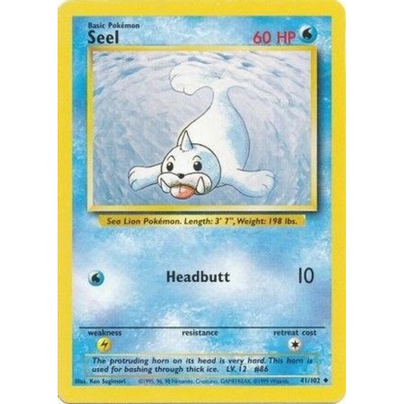 Seel 041/102  Base Set - Uncommon