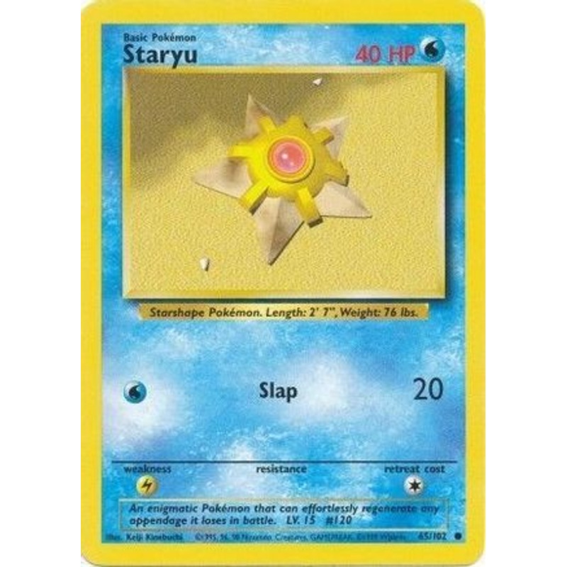 Staryu 065/102  Base Set - Common