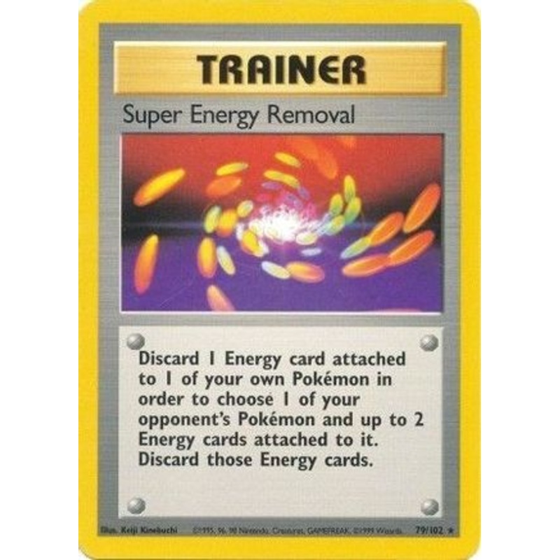Super Energy Removal 079/102  Base Set - Rare