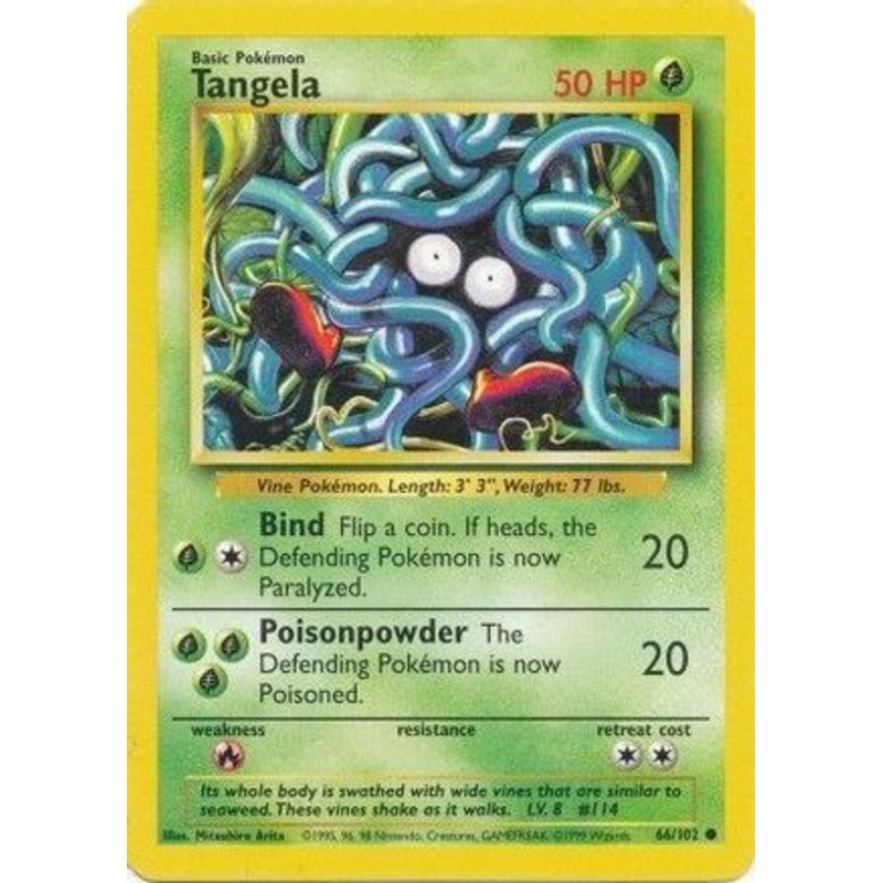 Tangela 066/102  Base Set - Common