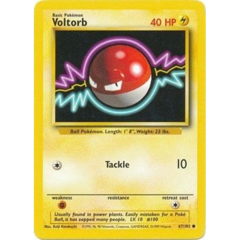 Voltorb 067/102  Base Set - Common