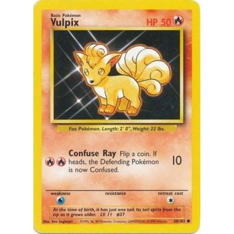 Vulpix 068/102  Base Set - Common