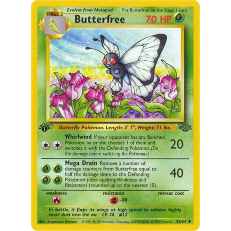 Butterfree 033/64  - Unlimited Jungle - Uncommon