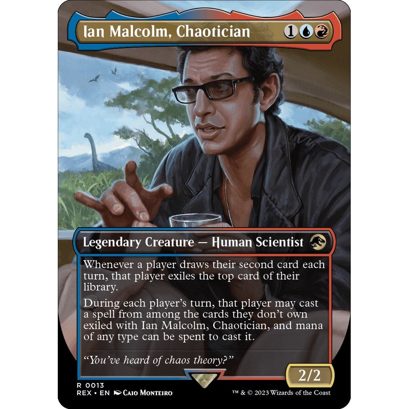 Ian Malcolm, Chaotician (Borderless) [REX - 13]