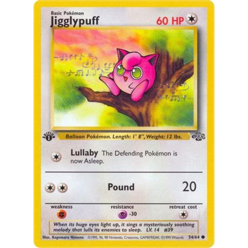 Jigglypuff 054/64  - Unlimited Jungle - Common