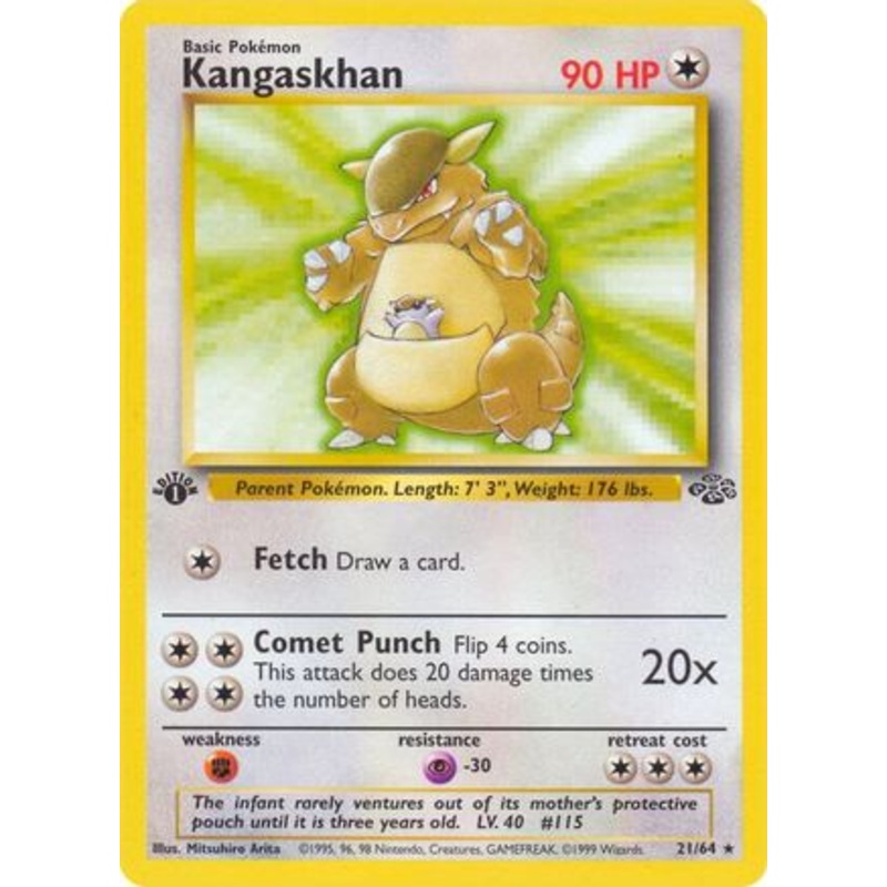 Kangaskhan (21) 021/64  - Unlimited Jungle - Rare