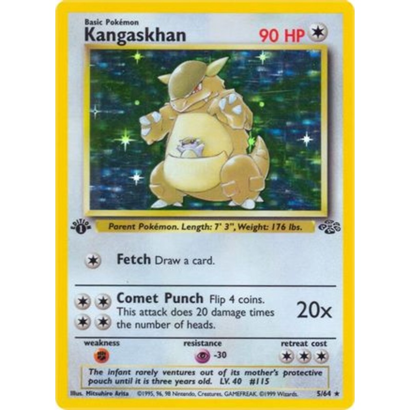 Kangaskhan (5) 005/64  - Unlimited Holofoil Jungle - Holo Rare