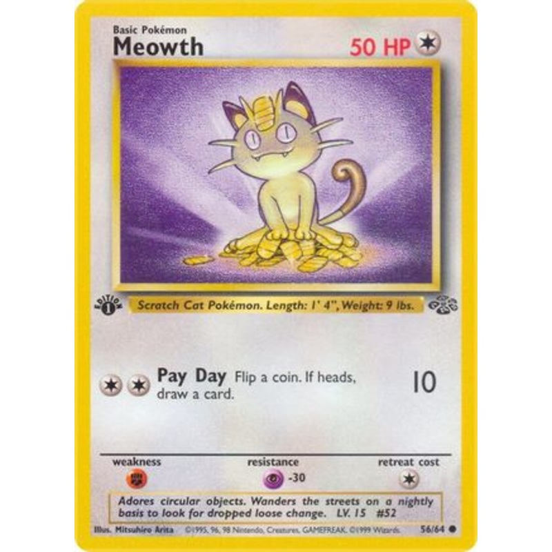 Meowth 056/64  - Unlimited Jungle - Common