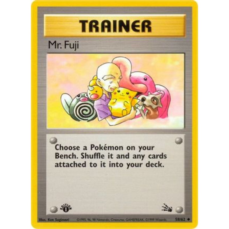 Mr. Fuji 058/62  - Unlimited Fossil - Uncommon
