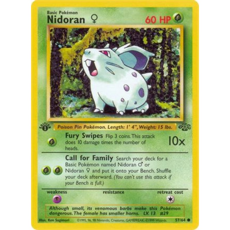 Nidoran F 057/64  - Unlimited Jungle - Common
