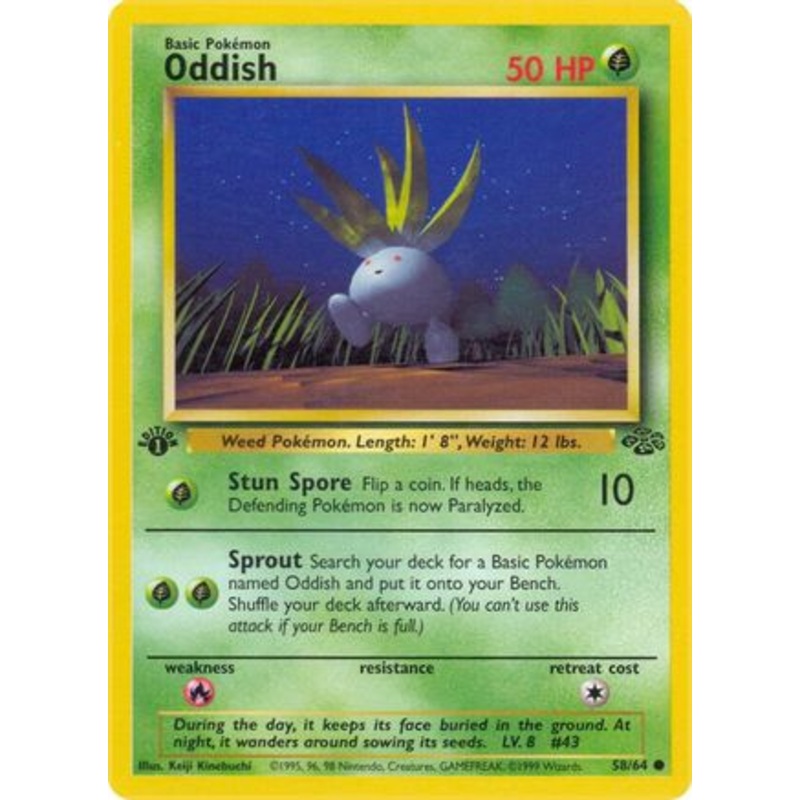 Oddish 058/64  - Unlimited Jungle - Common