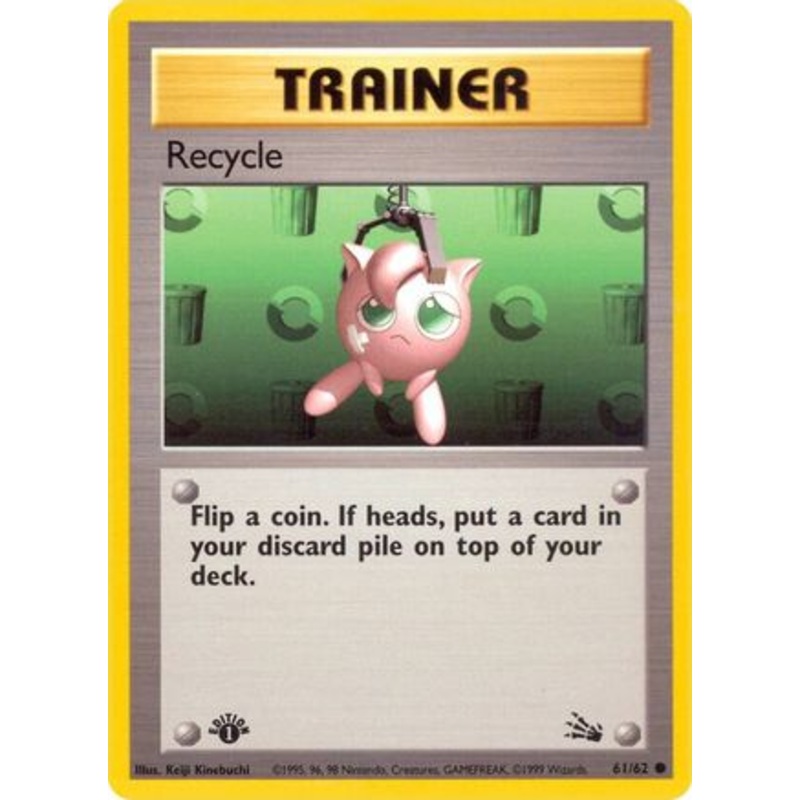 Recycle 061/62  - 1st Edition Fossil - Common