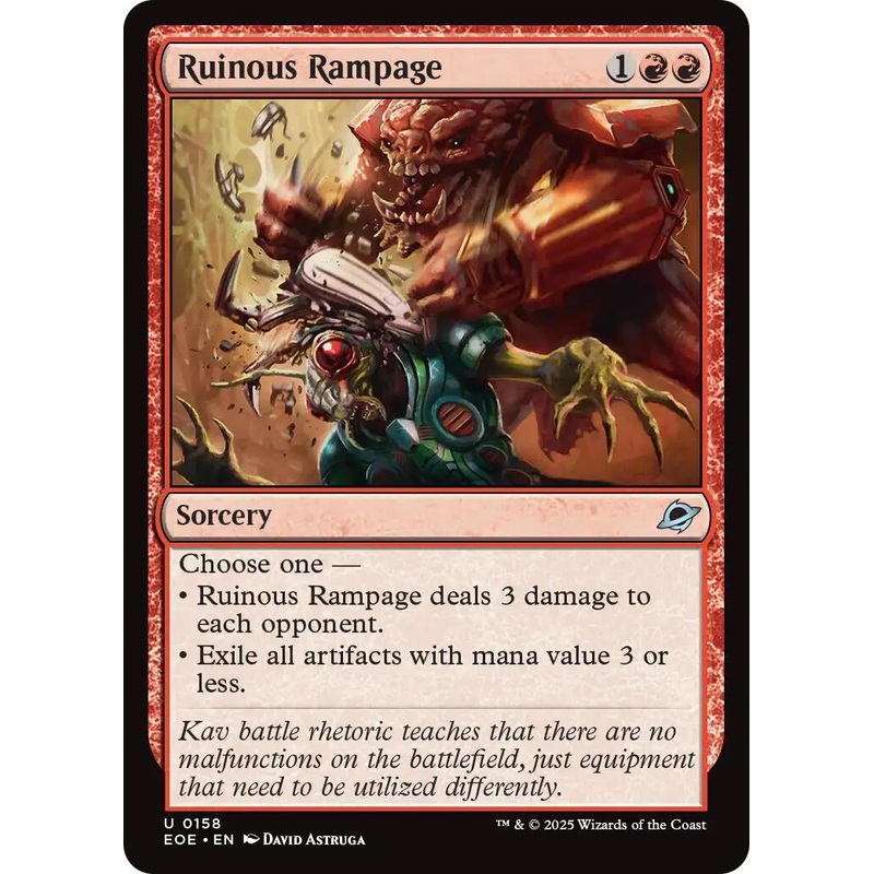 Ruinous Rampage [EOE - 158]