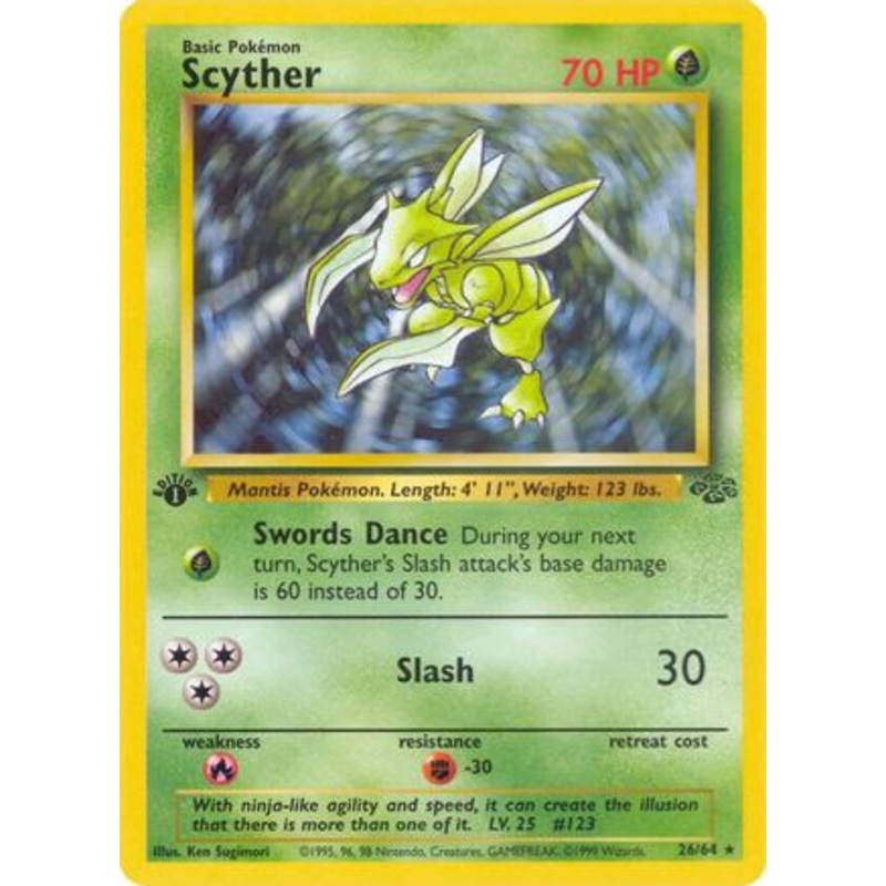 Scyther (26) 026/64  - Unlimited Jungle - Rare