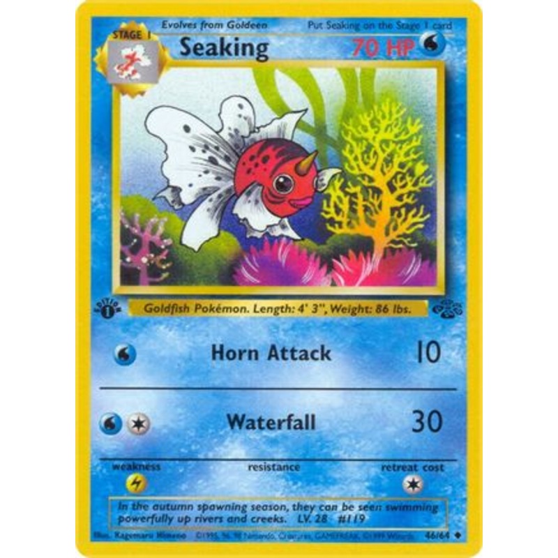 Seaking 046/64  - 1st Edition Jungle - Uncommon