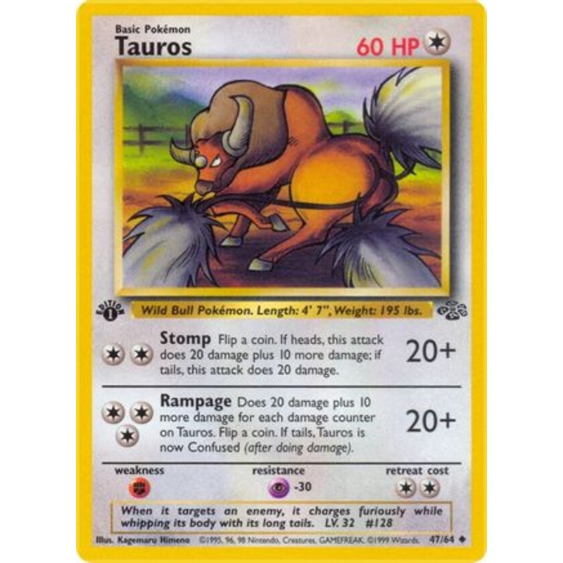 Tauros 047/64  - Unlimited Jungle - Uncommon
