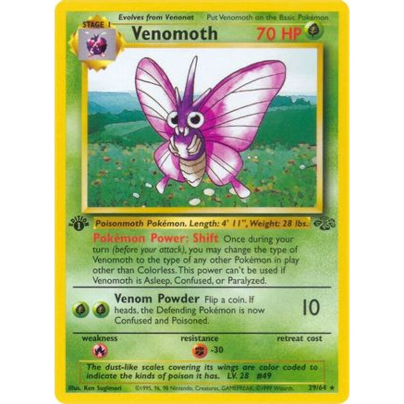 Venomoth (29) 029/64  - Unlimited Jungle - Rare