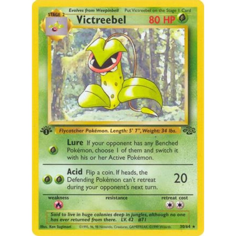 Victreebel (30) 030/64  - 1st Edition Jungle - Rare