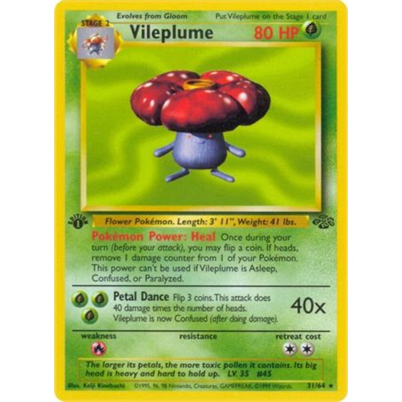 Vileplume (31) 031/64  - Unlimited Jungle - Rare