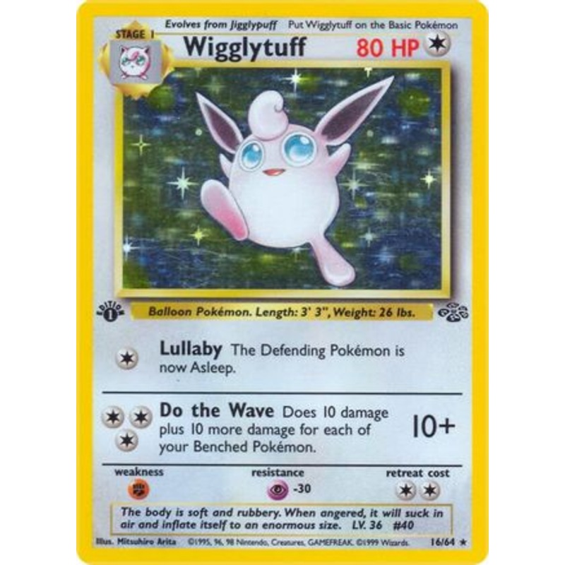 Wigglytuff (16) 016/64  - Unlimited Holofoil Jungle - Holo Rare