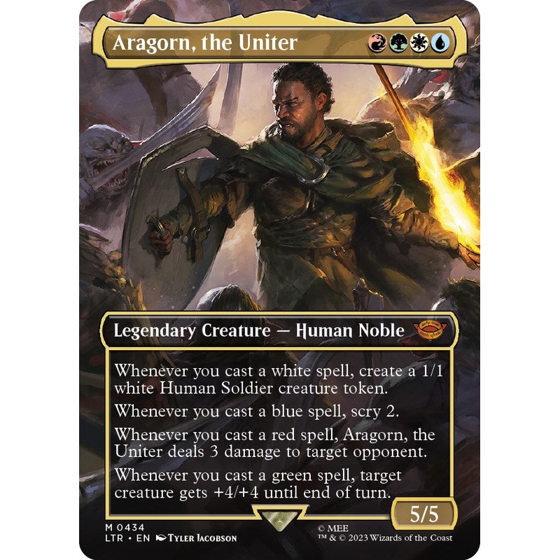 Aragorn, the Uniter (Borderless) [LTR - 434]