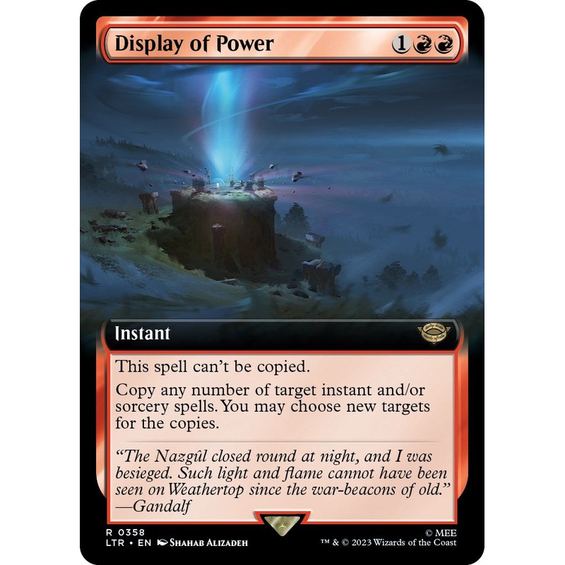 Display of Power (Extended Art) [LTR - 358]