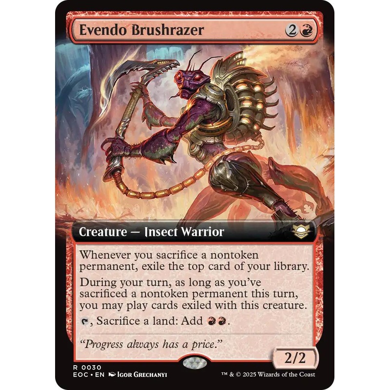 Evendo Brushrazer (Extended Art) [EOC - 30]