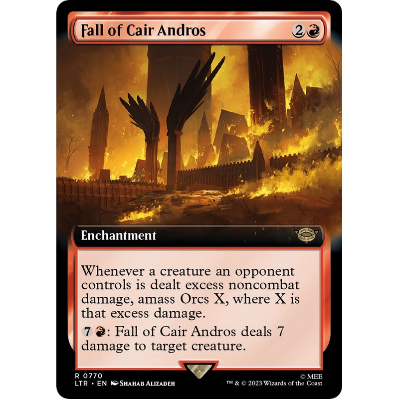 Fall of Cair Andros (Extended Art) (Surge Foil) [LTR - 770]
