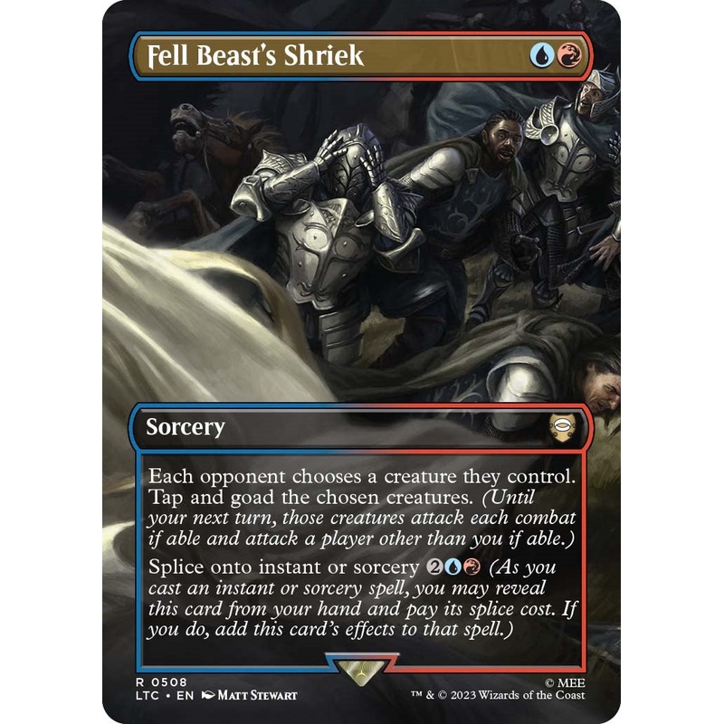 Fell Beast's Shriek (Borderless) [LTC - 508]