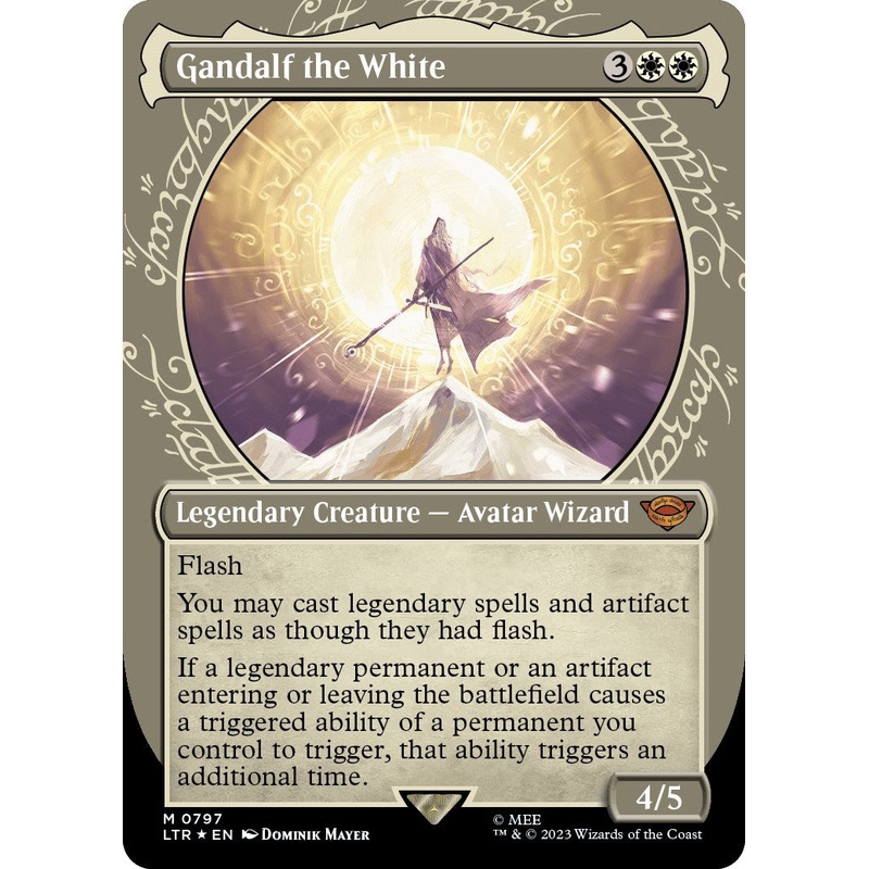 Gandalf the White (Showcase) (Surge Foil) [LTR - 797]