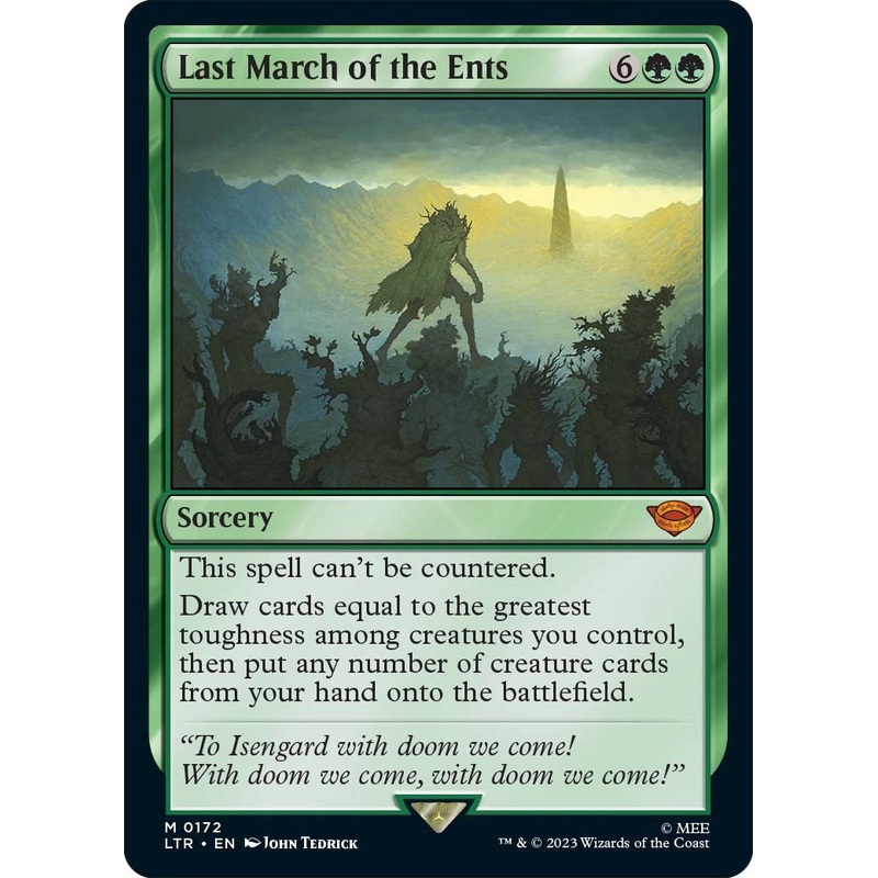 Last March of the Ents [LTR - 172]