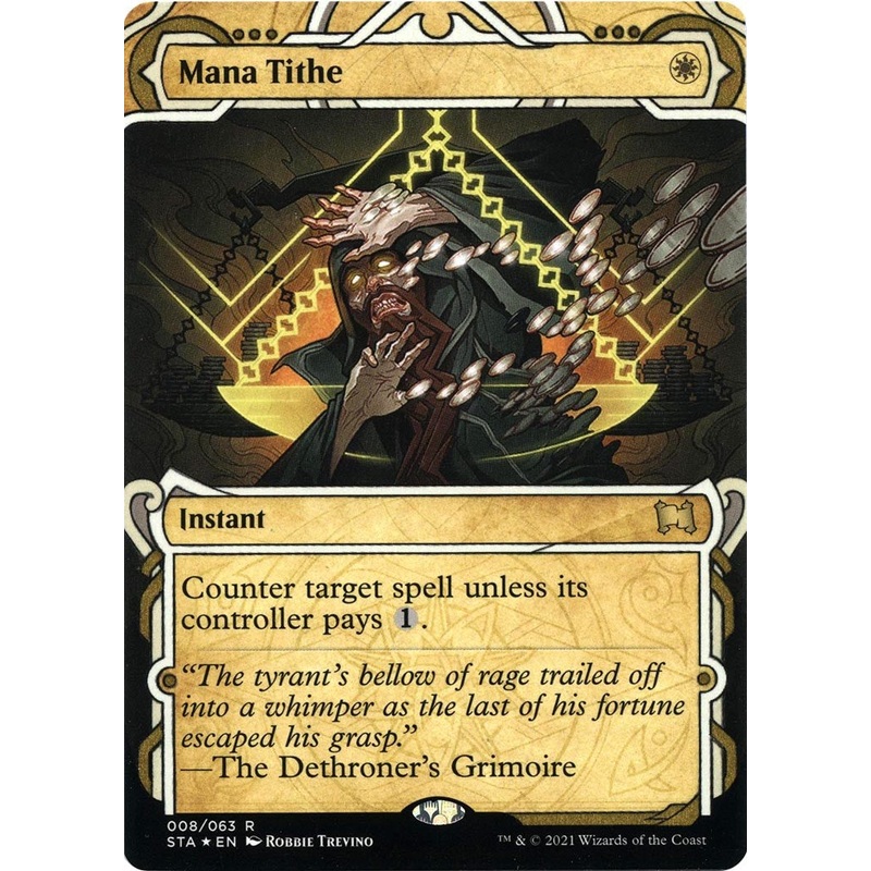 Mana Tithe (Foil Etched) [STA - 8]