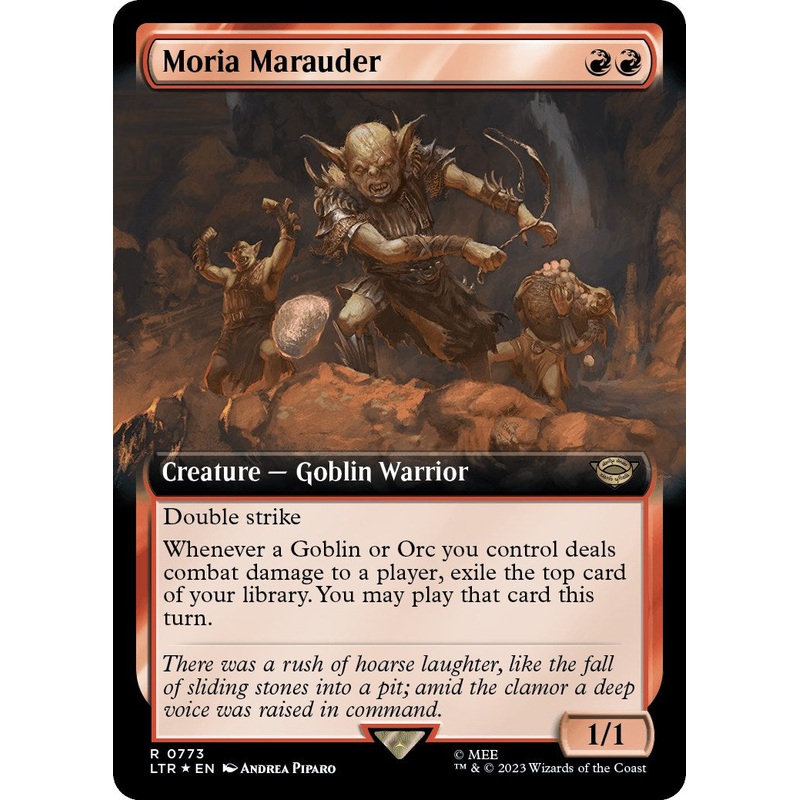 Moria Marauder (Extended Art) (Surge Foil) [LTR - 773]