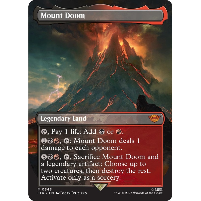 Mount Doom (Borderless) [LTR - 343]