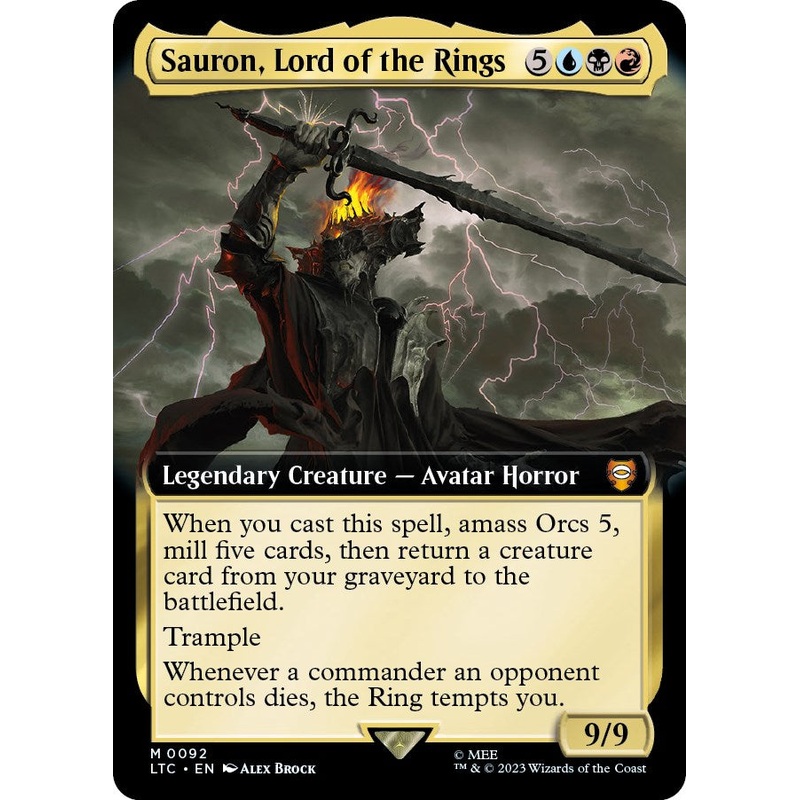 Sauron, Lord of the Rings (Extended Art) [LTC - 92]
