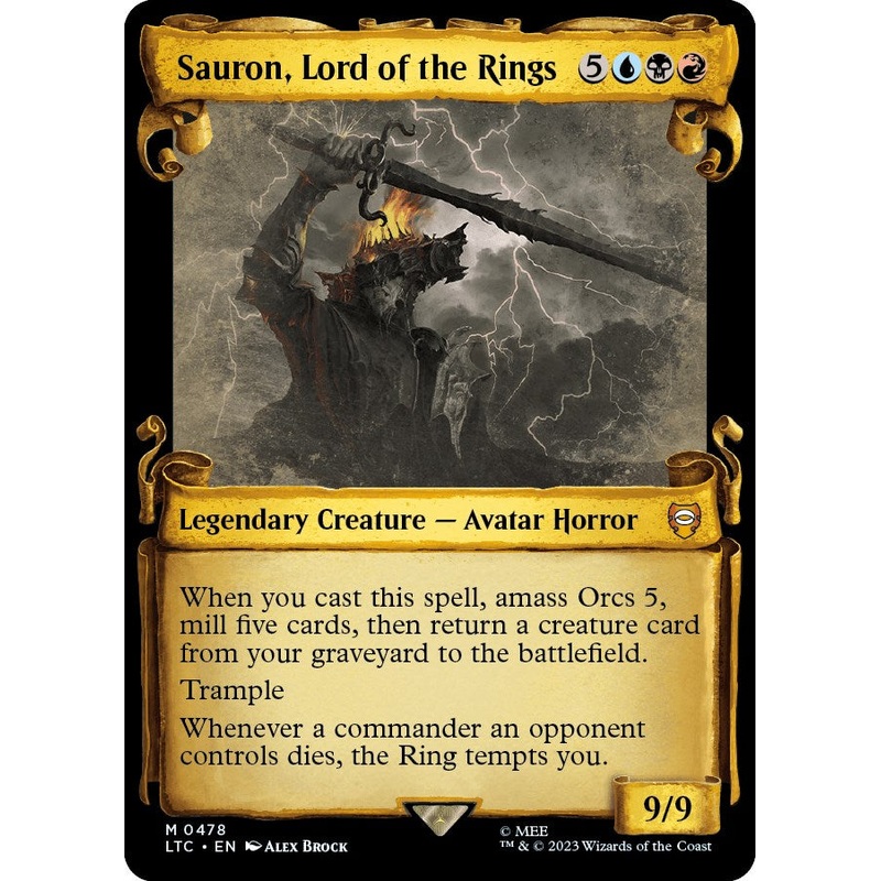 Sauron, Lord of the Rings (Showcase Scrolls) [LTC - 478]