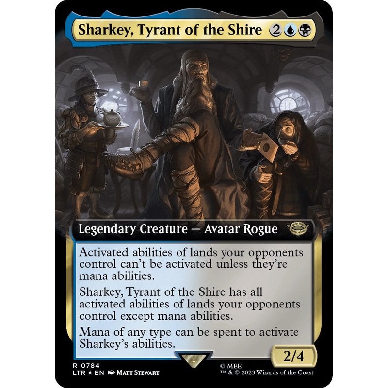 Sharkey, Tyrant of the Shire (Extended Art) (Surge Foil) [LTR - 784]