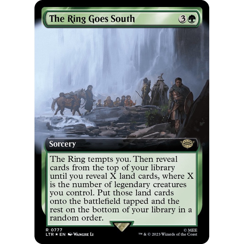The Ring Goes South (Extended Art) (Surge Foil) [LTR - 777]