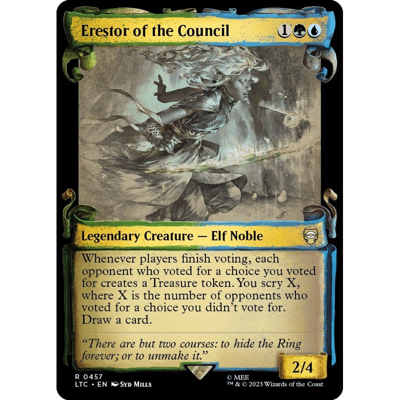 Erestor of the Council (Showcase Scrolls) [LTC - 457]