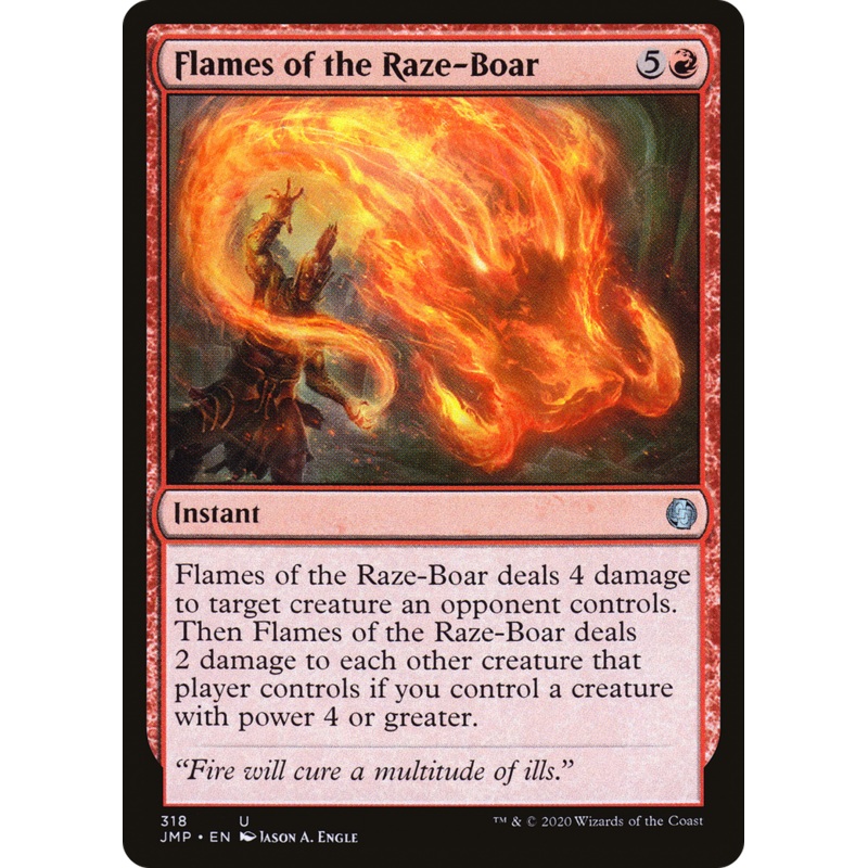 Flames of the Raze-Boar (JMP-318) - Jumpstart